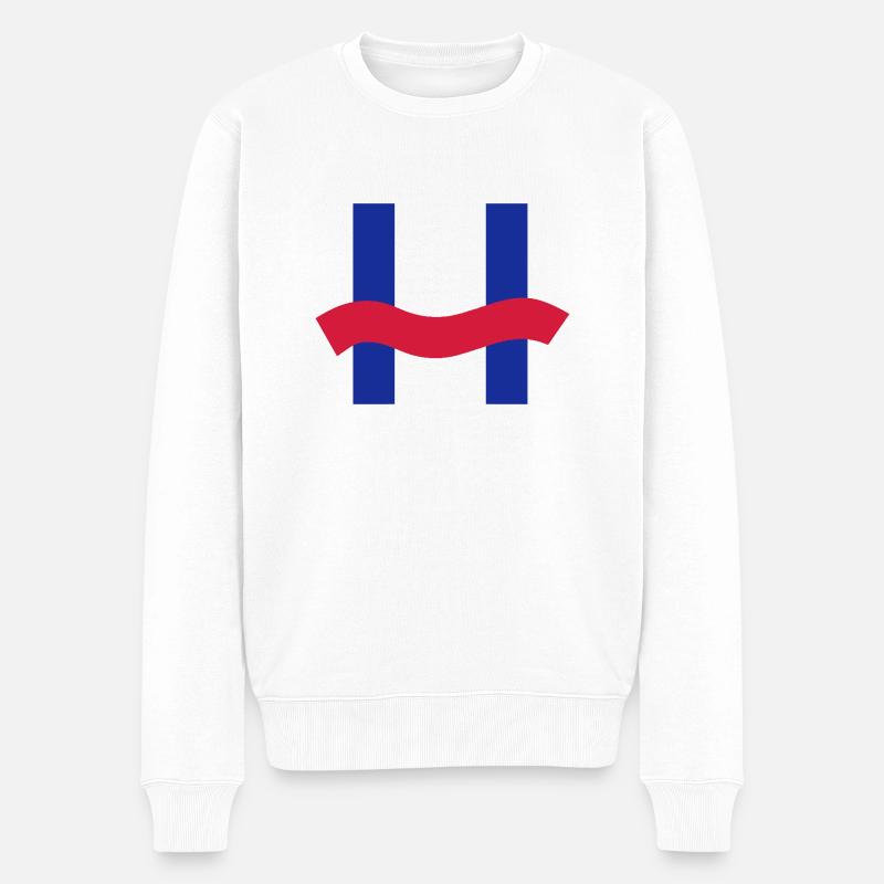 H-Boot - Männer Premium Bio Pullover - Weiß