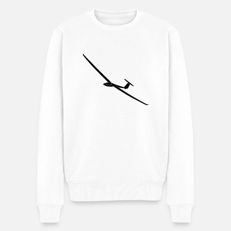 LS6 15m - Männer Premium Bio Pullover - Weiß