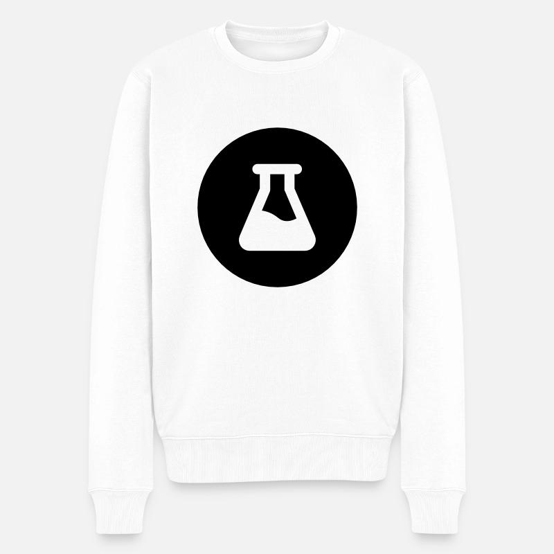 Chimie - Pull Premium bio Homme - blanc