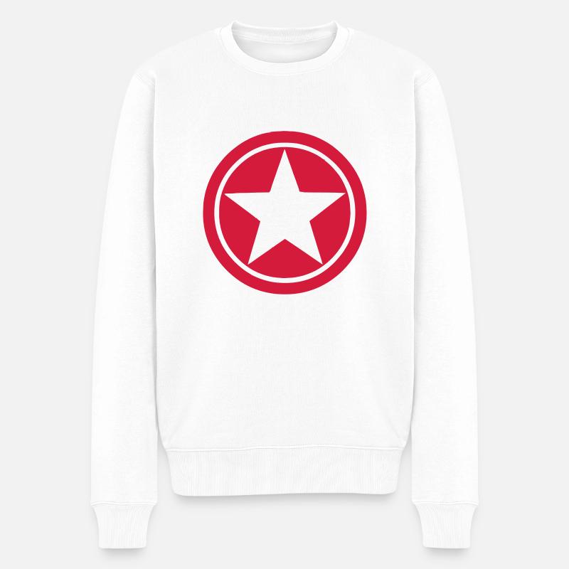 STAR - Pull Premium bio Homme - blanc