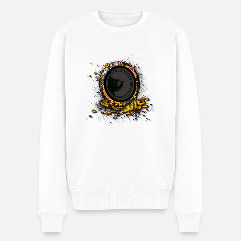 Président Graffiti 2 DJ - Pull Premium bio Homme - blanc