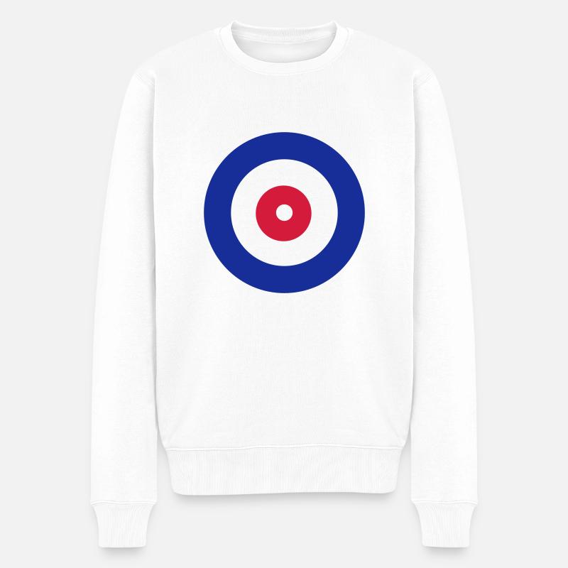 Curling - Männer Premium Bio Pullover - Weiß