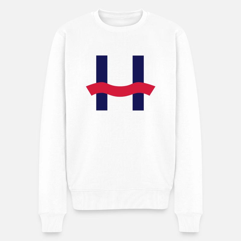 H-Boot - Männer Premium Bio Pullover - Weiß