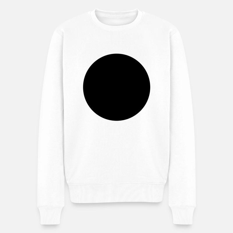 Kreis - Männer Premium Bio Pullover - Weiß