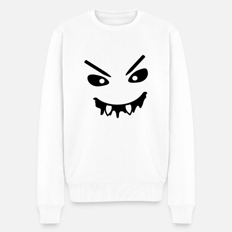 vampire - Pull Premium bio Homme - blanc