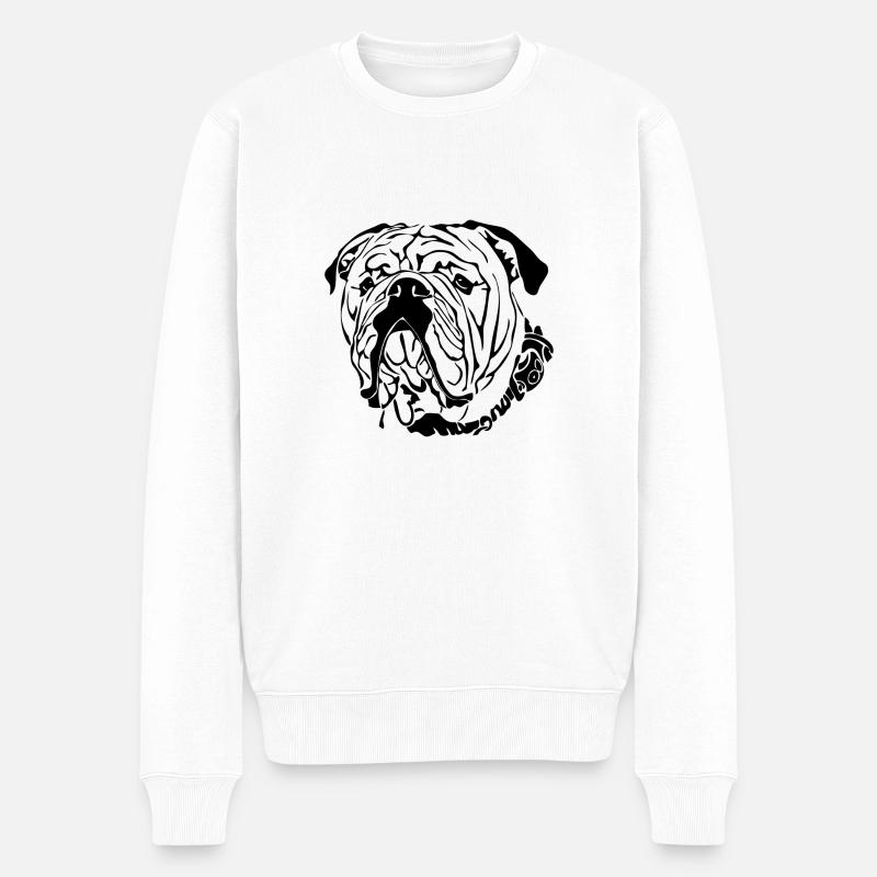 Köbi - Männer Premium Bio Pullover - Weiß