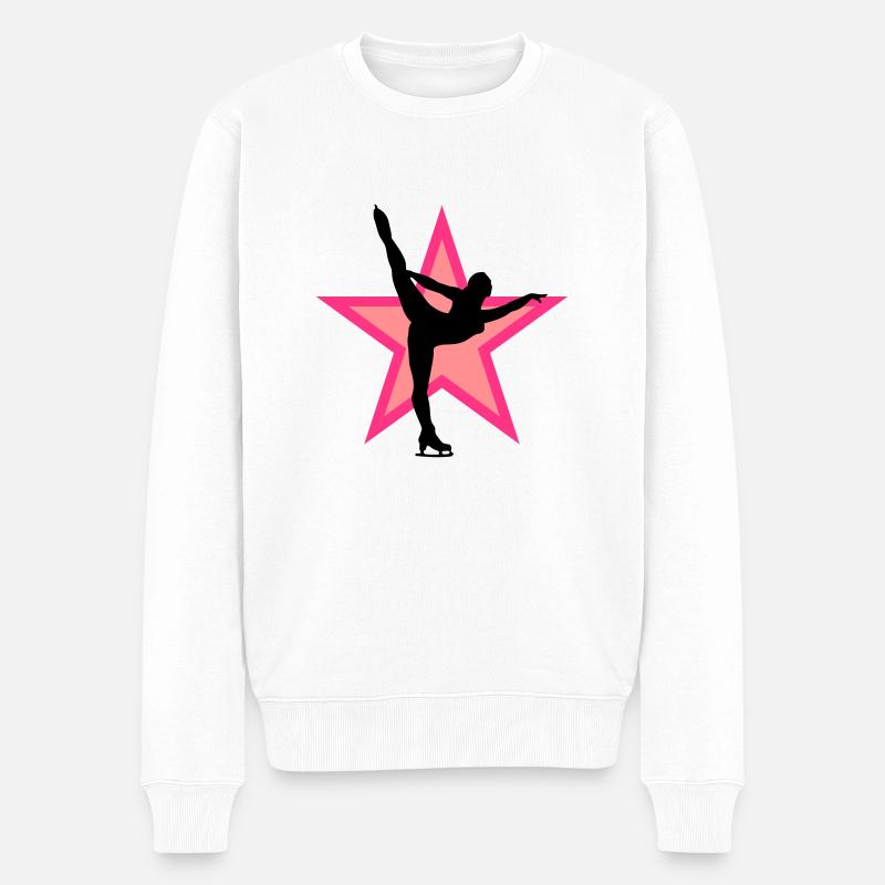 eiskunst_c_3c - Männer Premium Bio Pullover - Weiß