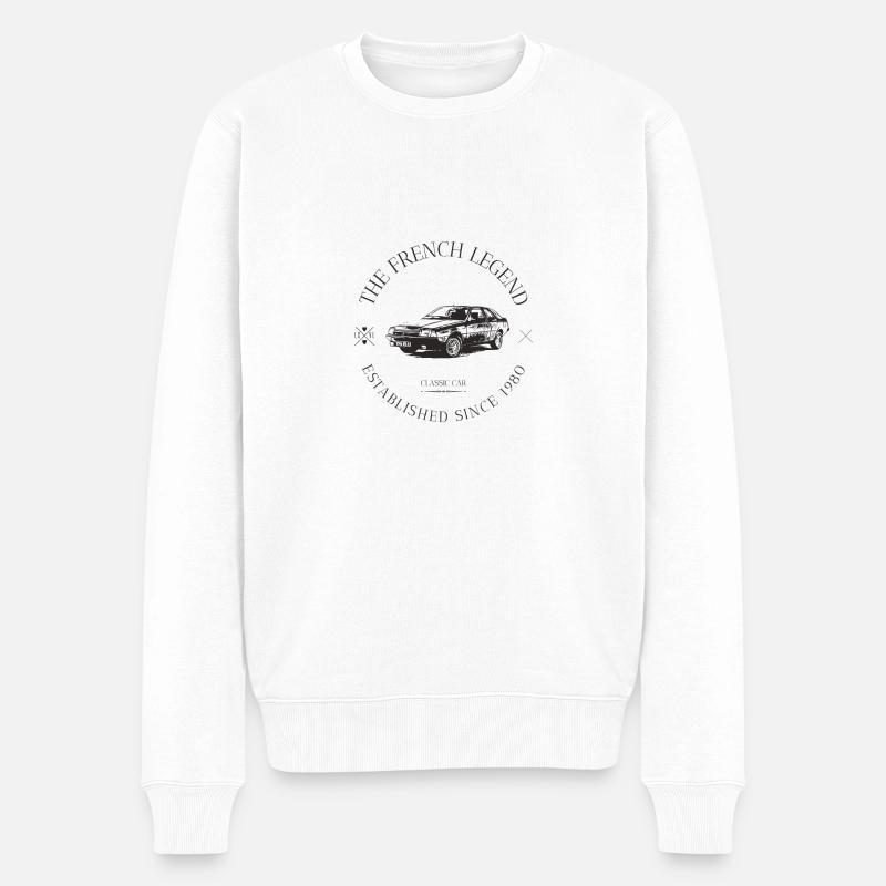 FUEGO - Pull Premium bio Homme - blanc