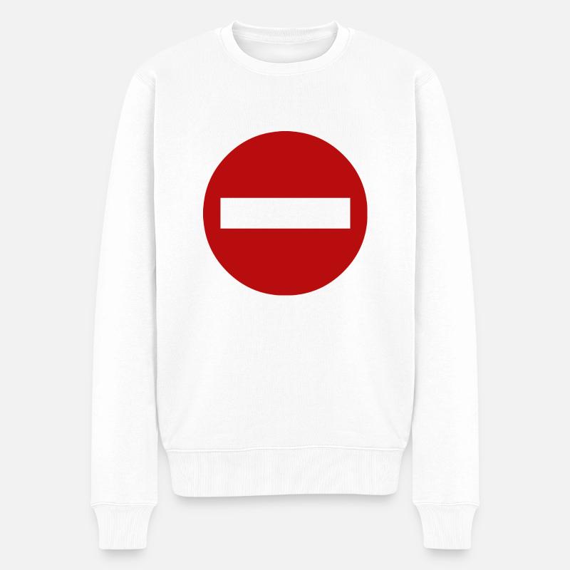 Sens Interdit - Männer Premium Bio Pullover - Weiß