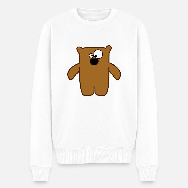 knuffel teddy - Pull Premium bio Homme - blanc