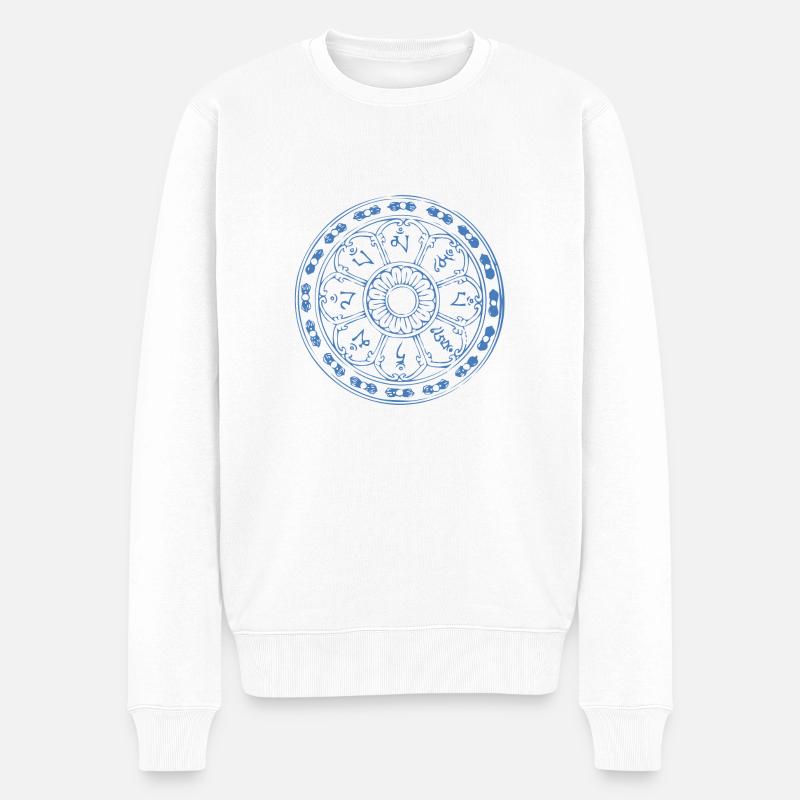 Blason - Pull Premium bio Homme - blanc