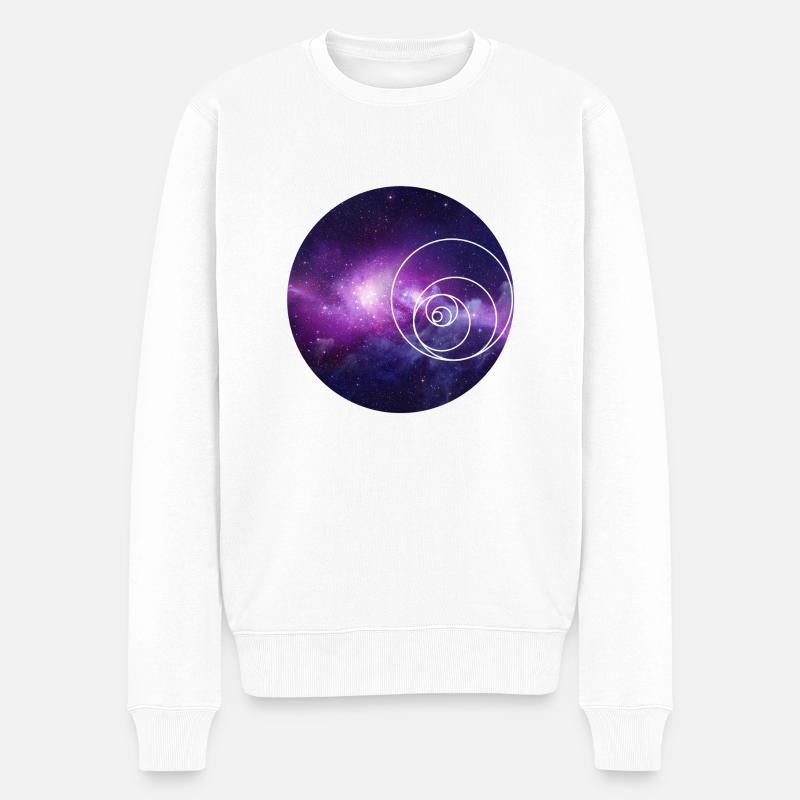 Cercle Galaxy - Pull Premium bio Homme - blanc