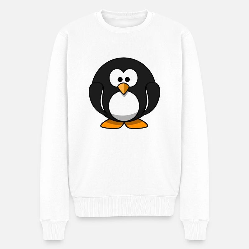 penguin159 - Pull Premium bio Homme - blanc