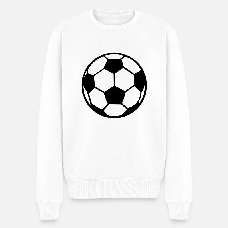 Football S - Pull Premium bio Homme - blanc