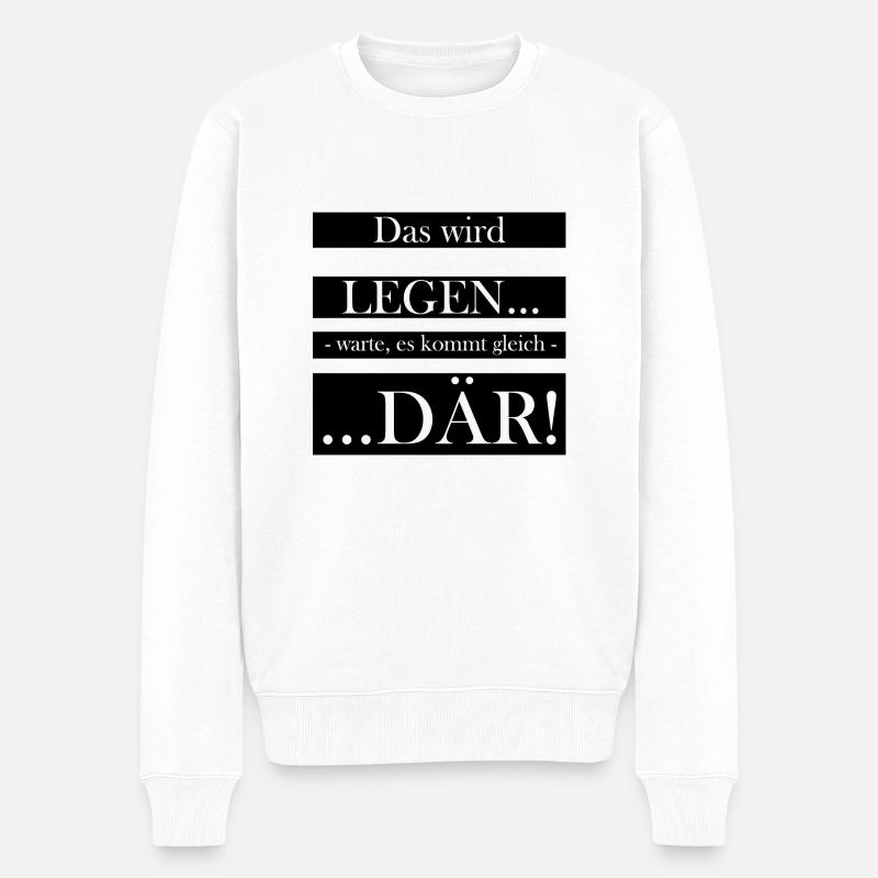 C'est ... LEGEN - attendre qu'il est égal à - - Pull Premium bio Homme - blanc