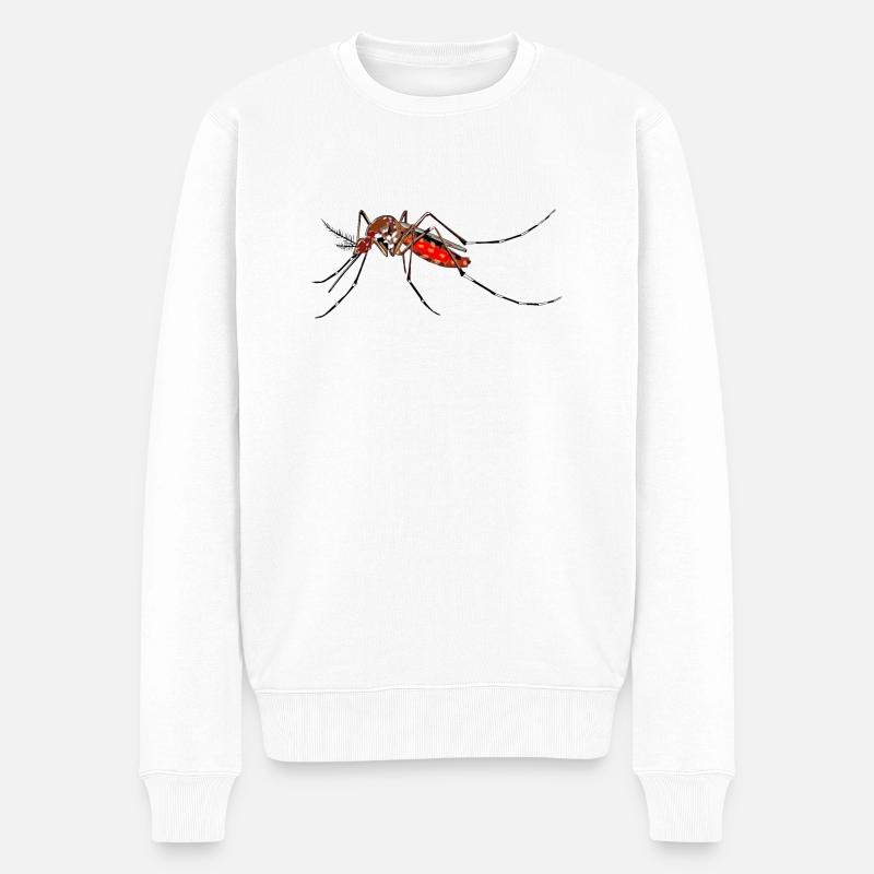 moustique - Pull Premium bio Homme - blanc
