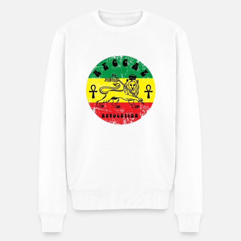Reggae - Pull Premium bio Homme - blanc