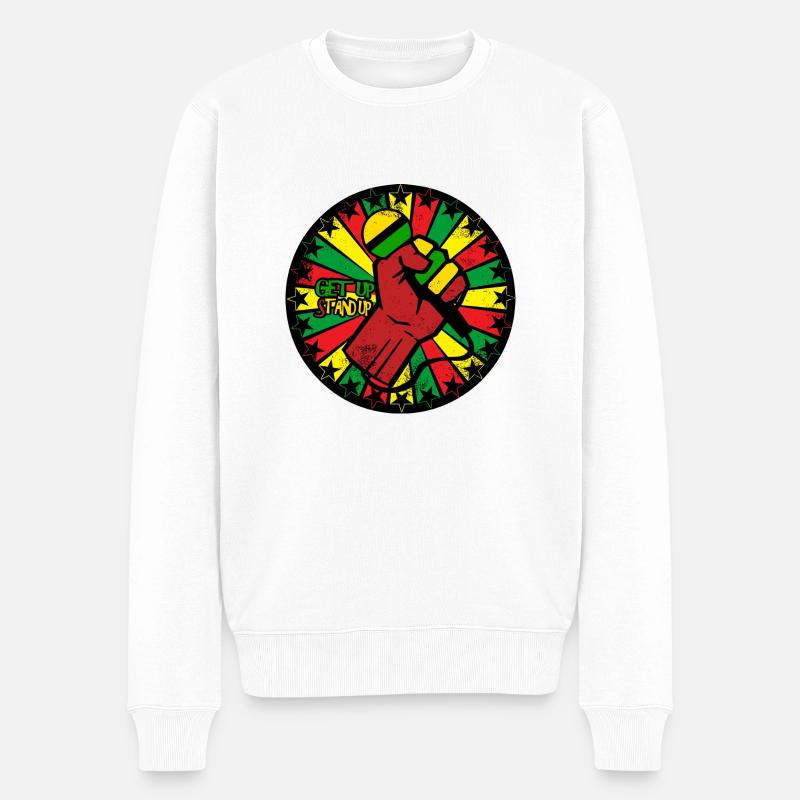 Reggae - Pull Premium bio Homme - blanc