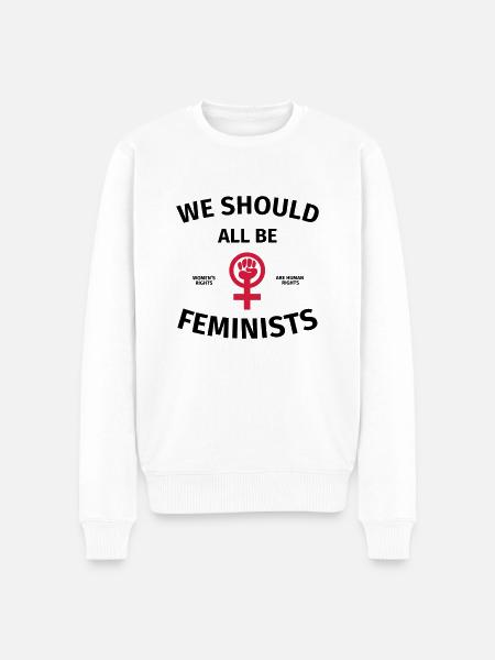 Feminism Feminist - Men's Premium Organic Jumper - white