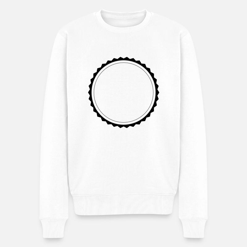 BLASONS ROND 1 TSC - Pull Premium bio Homme - blanc