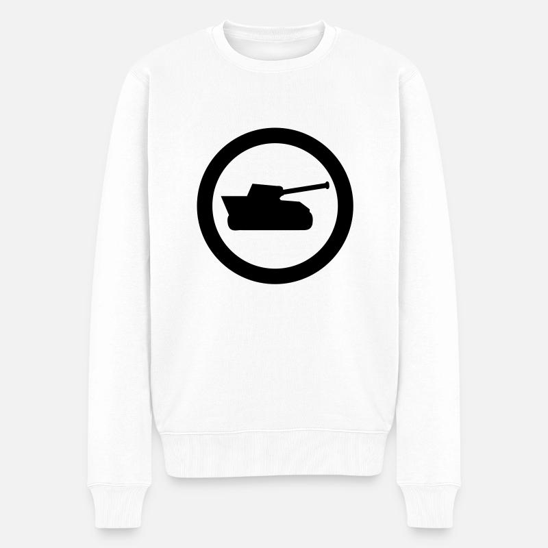 tank icon - Pull Premium bio Homme - blanc