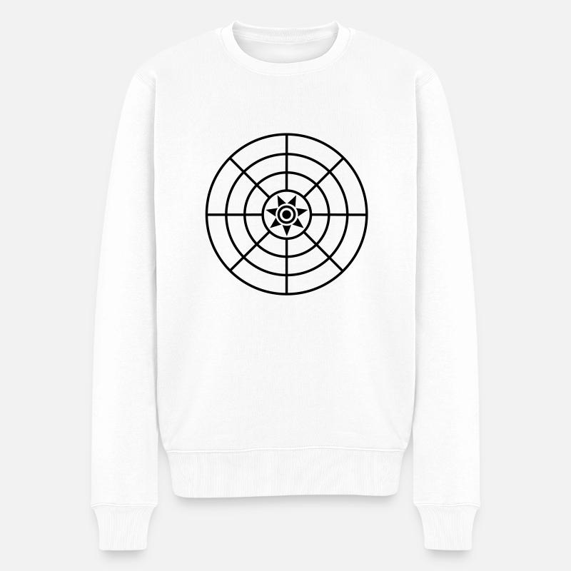 EYE OF KANALOA - Männer Premium Bio Pullover - Weiß
