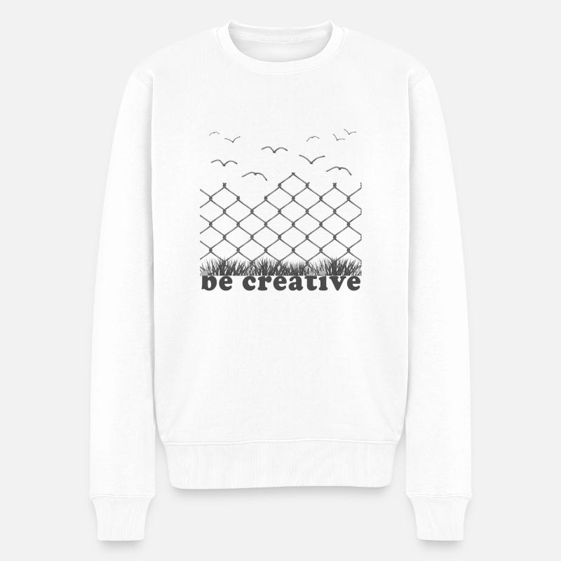 Soyez créatif - Pull Premium bio Homme - blanc