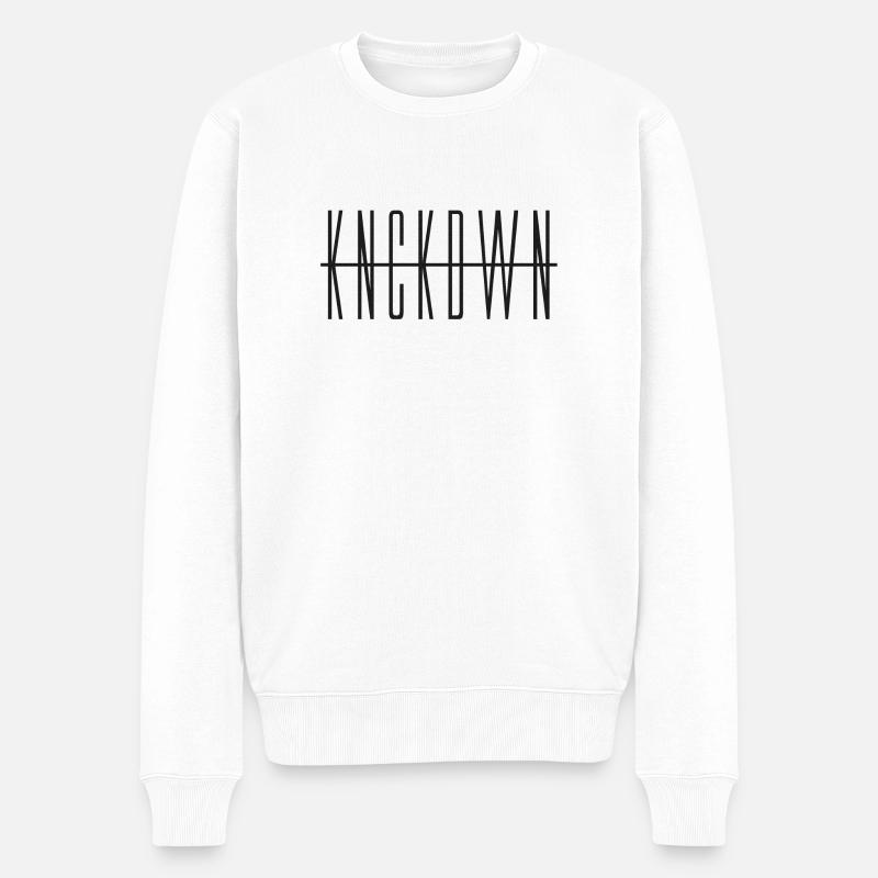 KNCKDWN - Pull Premium bio Homme - blanc
