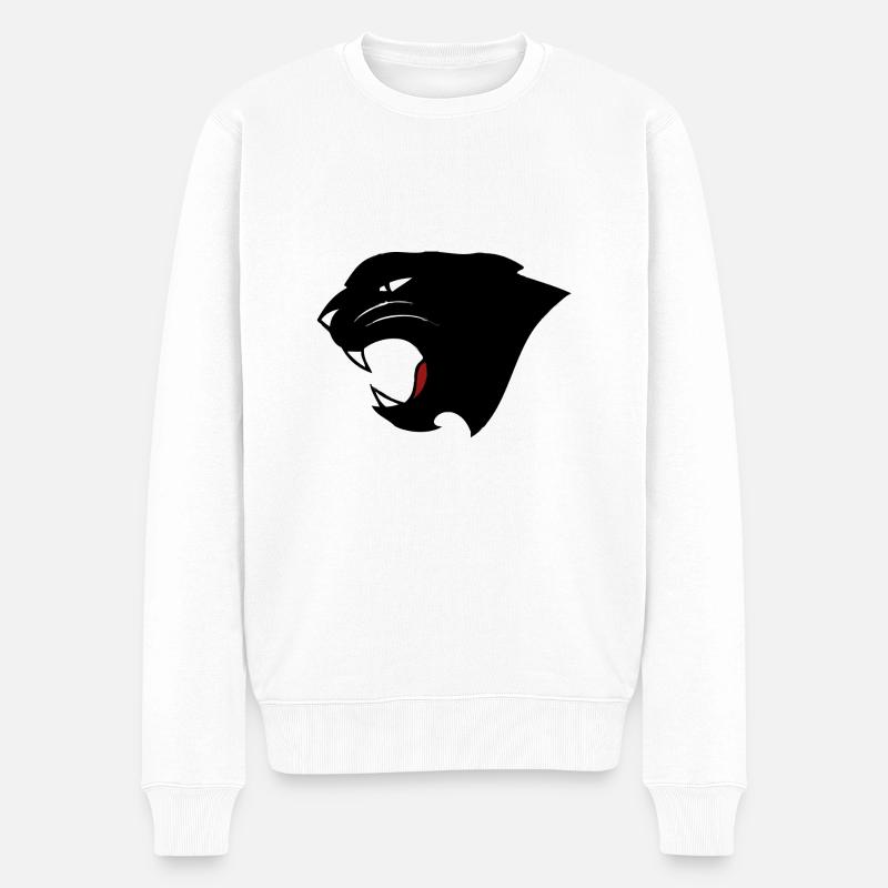 Panther - Pull Premium bio Homme - blanc