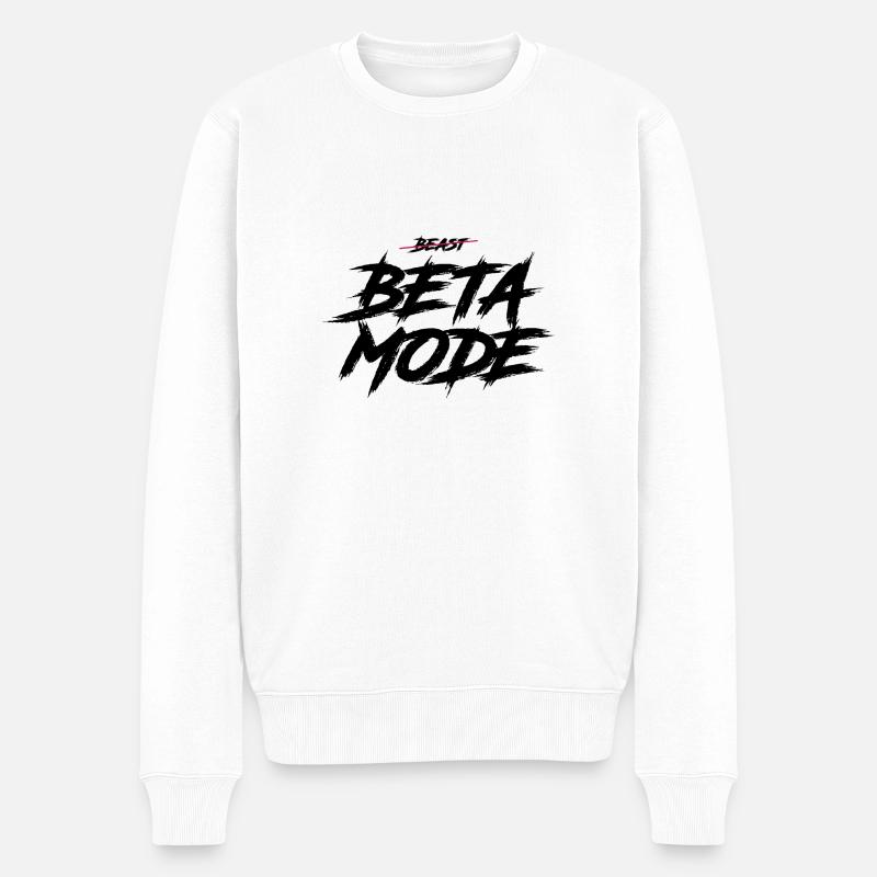 BETA MODE - Pull Premium bio Homme - blanc