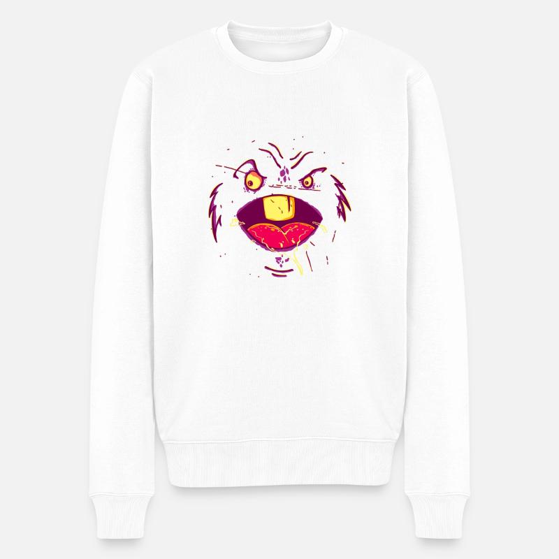Petit monstre - Pull Premium bio Homme - blanc