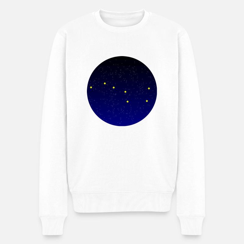 BIg dipper - Pull Premium bio Homme - blanc