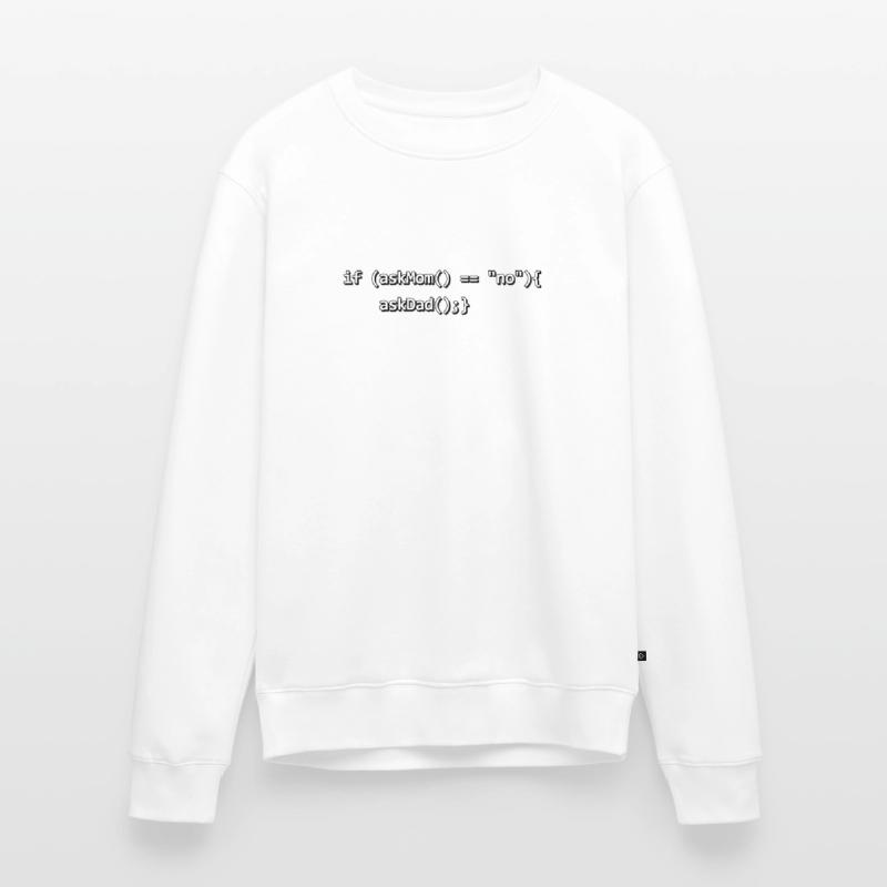 Wenn IF Mutter Vater Quellcode Programmierer Nerd Männer Premium Bio Pullover