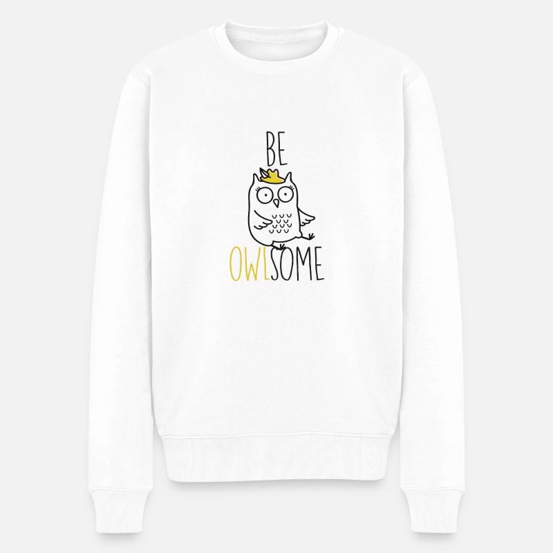 be awesome - Pull Premium bio Homme - blanc