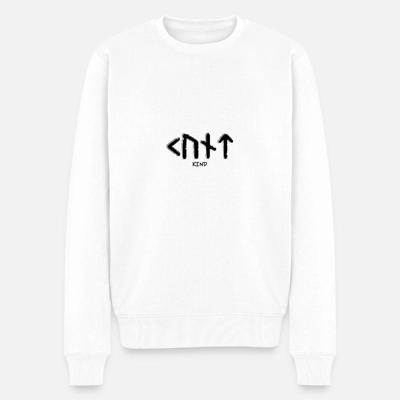 GENTIL - Pull Premium bio Homme - blanc