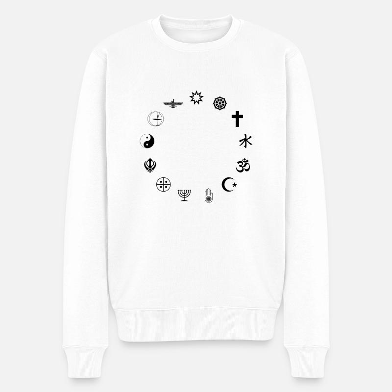 Religion - Pull Premium bio Homme - blanc