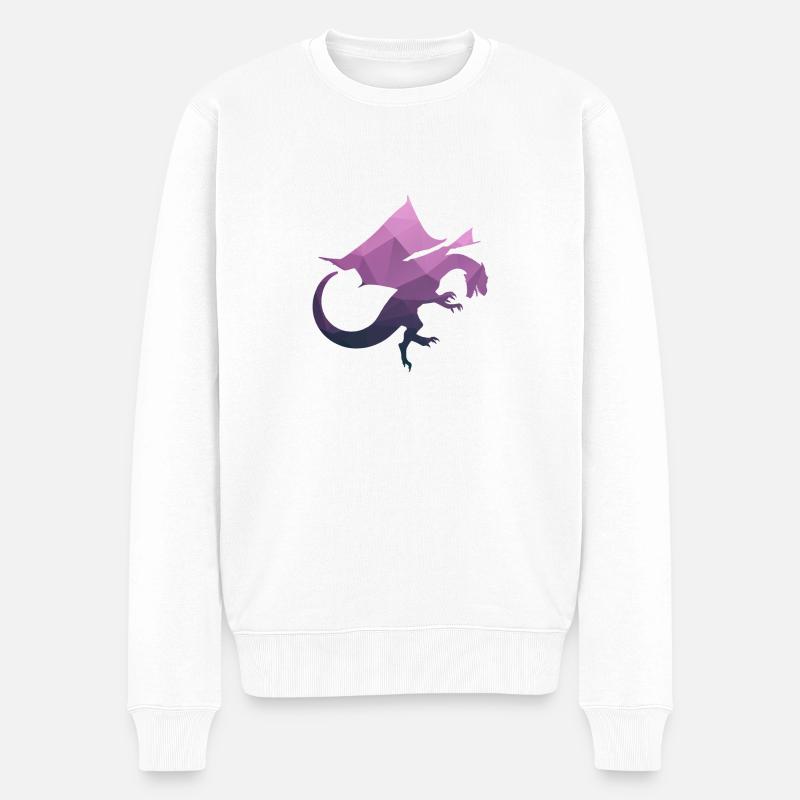 dragon - Pull Premium bio Homme - blanc