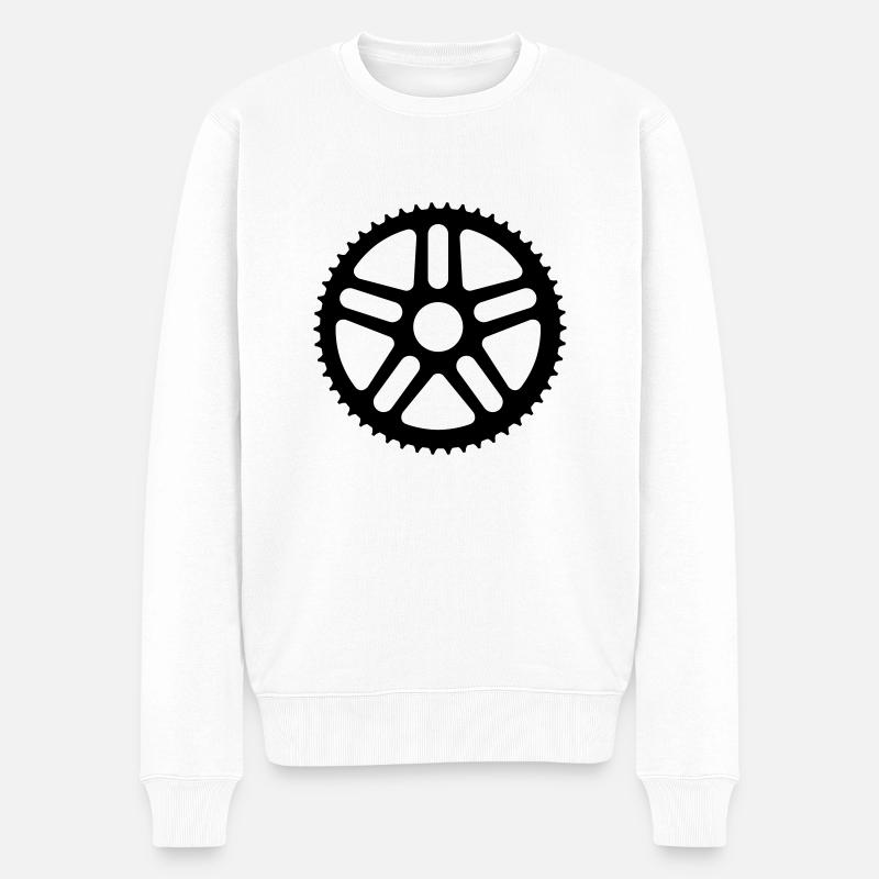 Ausrüstung - Männer Premium Bio Pullover - Weiß