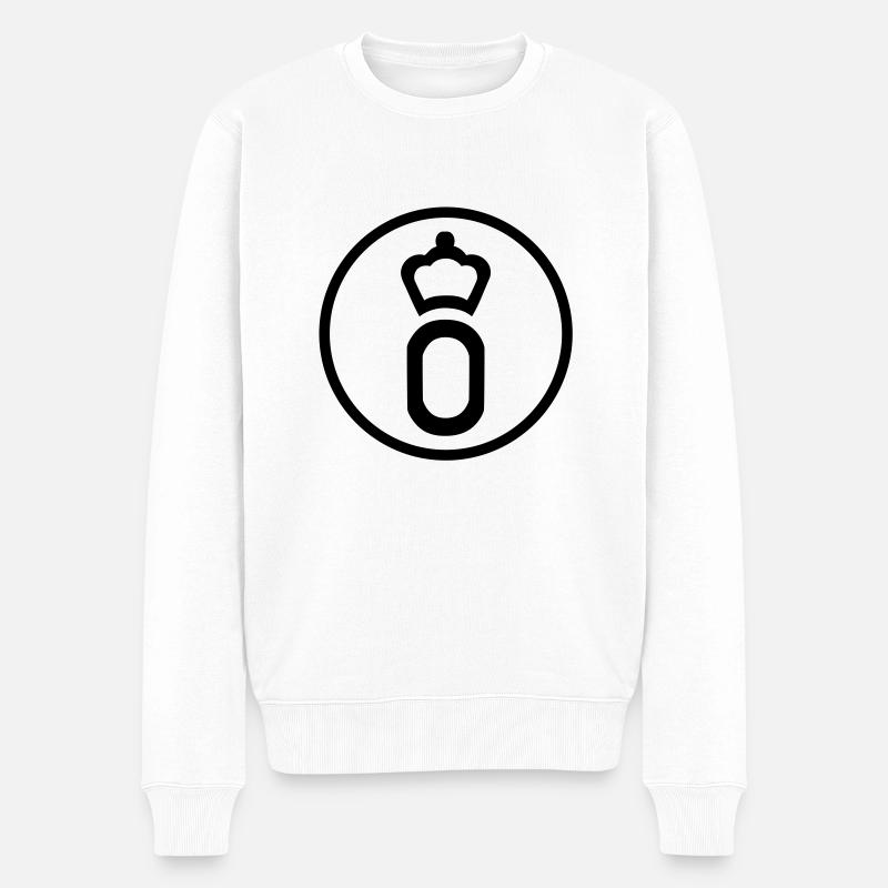 Oldenburger - Männer Premium Bio Pullover - Weiß