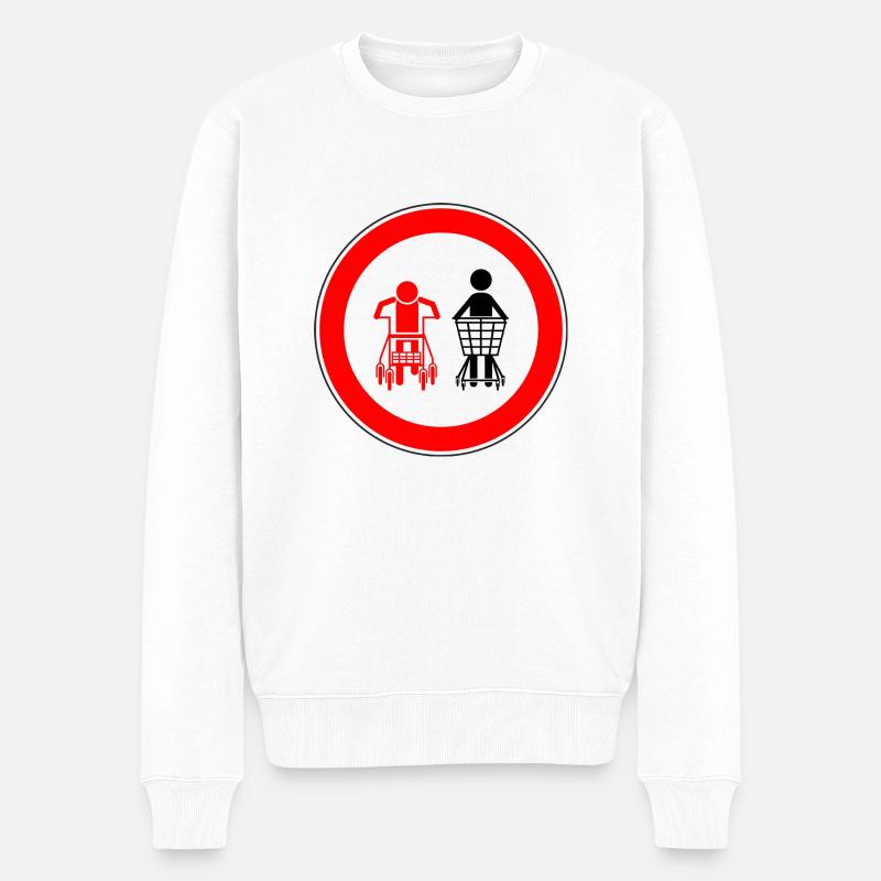 the Race - Männer Premium Bio Pullover - Weiß