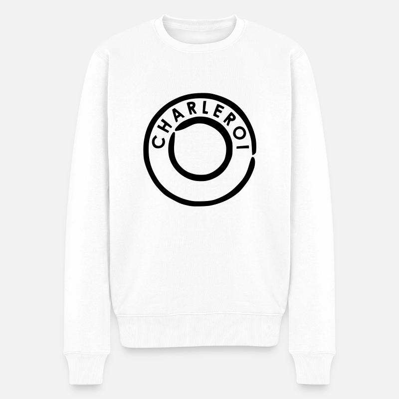 Charleroi - Pull Premium bio Homme - blanc