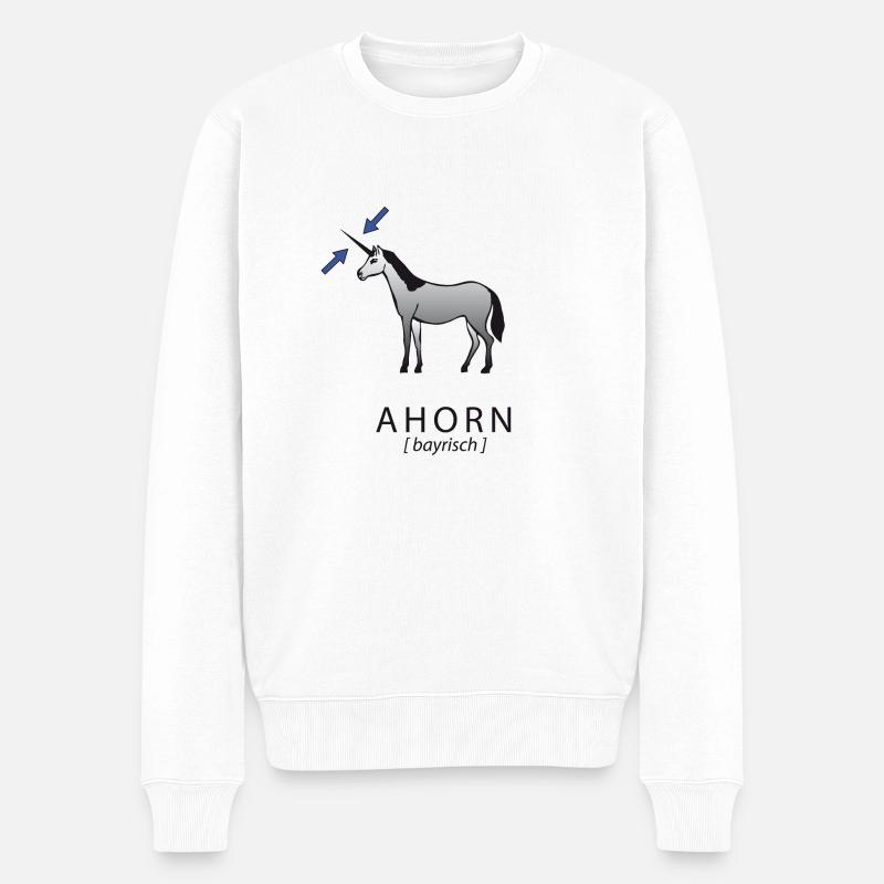 érable - Pull Premium bio Homme - blanc