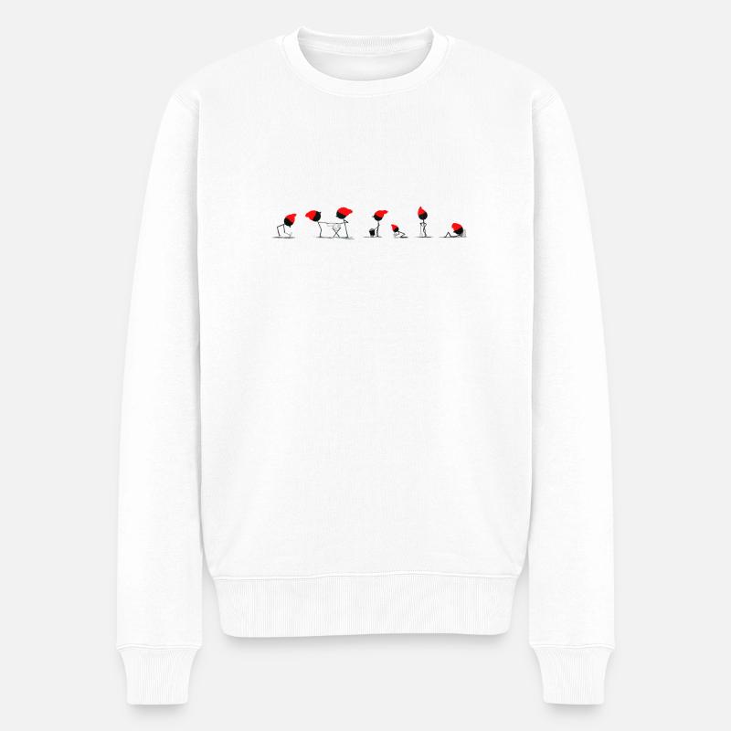 7 Zwerge - Männer Premium Bio Pullover - Weiß
