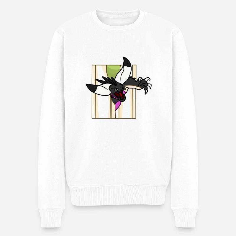 Its Nergigante! - Männer Premium Bio Pullover - Weiß