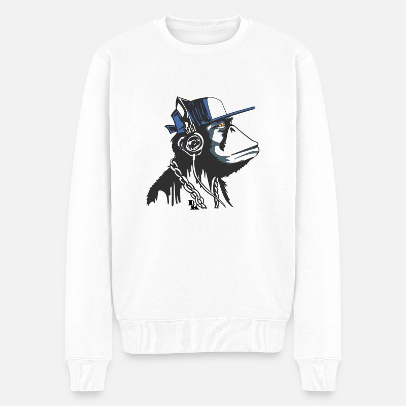 graffiti is art by dk - Pull Premium bio Homme - blanc