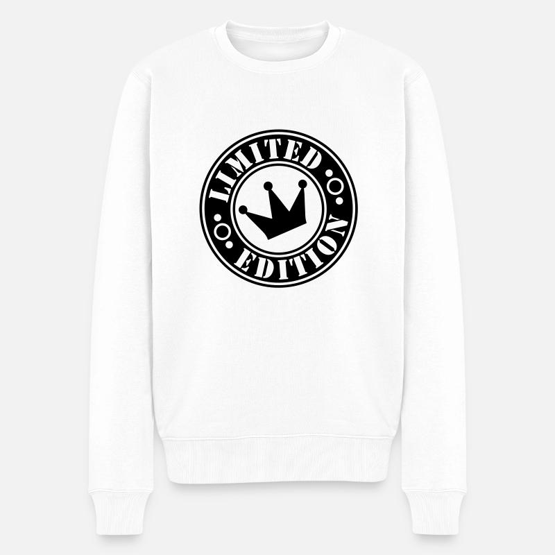 limited edition couronne 2ke - Pull Premium bio Homme - blanc