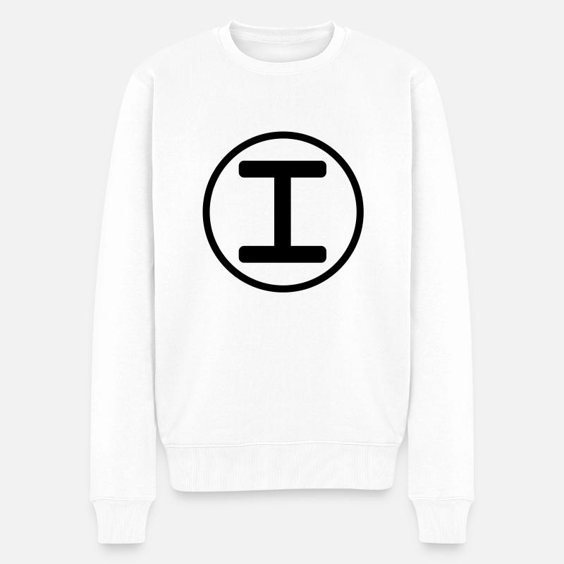 roemisch_1_f1 - Männer Premium Bio Pullover - Weiß