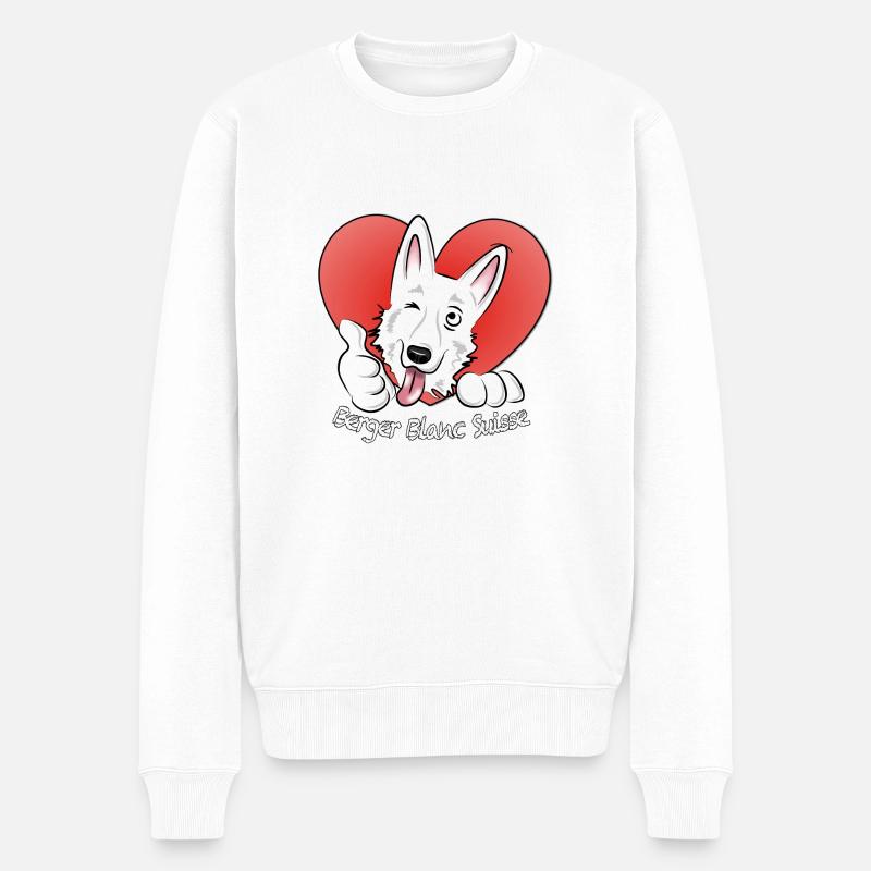 Berger Blanc Suisse - Pull Premium bio Homme - blanc