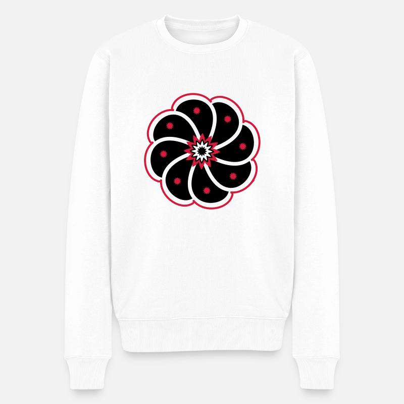 Cactus peyotl, Mexique, psychédélique, drogue - Pull Premium bio Homme - blanc