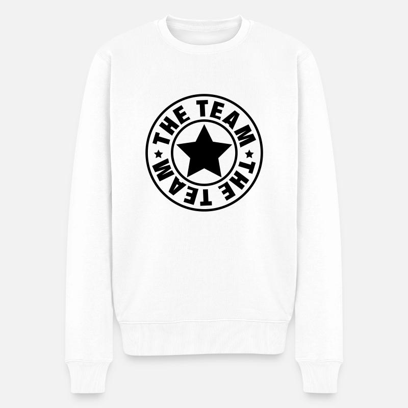 the_team_f1_ - Pull Premium bio Homme - blanc
